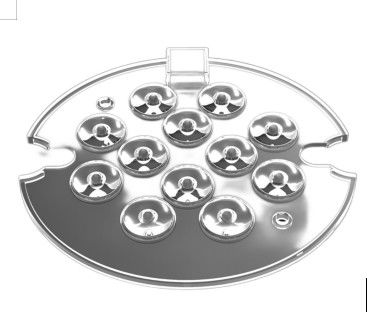 ROHS 12 in 1 modulo del PWB LED intorno al materiale resistente del PC del tempo