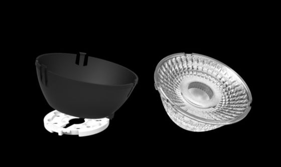 Cree 1507 / 1512 Lente di luce a chip 36 gradi angolo del raggio