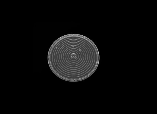 Ø293mm SMD 2835&3030 Lenti a LED Materiale PC Lenti a forma rotonda ad alta baia per illuminazione industriale
