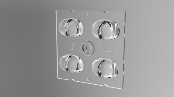 Chips a LED personalizzabili 3030x4 Lenti a luce a LED con angolo di fascio T2M-B per illuminazione esterna