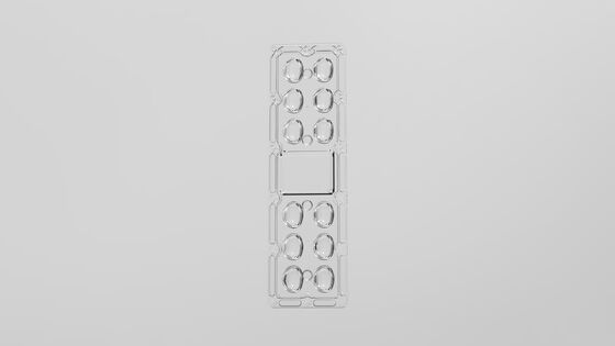 Lenti a LED protette IP66 con efficienza del 92% e distribuzione luminosa asimmetrica per applicazioni all'aperto